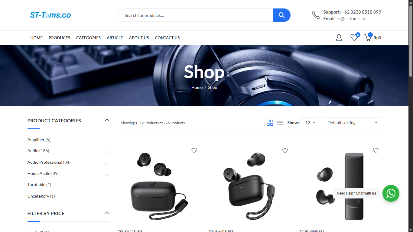 Website e-Commerce